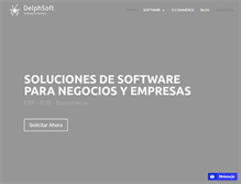 Tablet Screenshot of delphsoft.com